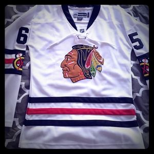 chicago blackhawks shaw jersey